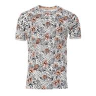 Camiseta hombre gris/naranja RMS26 Aop barato