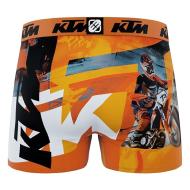Boxers negros/naranjas para hombre KTM Moto Cross ver 2