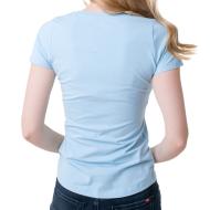 T-Shirt Blau Frau Pepe Jeans New Virginia Ansicht 2
