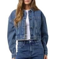 Blaue Jacke Frau Noisy May Ronja günstig