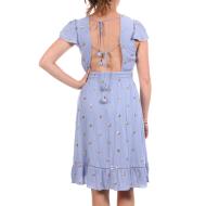 Vestido azul claro para mujer GOA chica ver 2