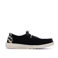 Schuhe Schwarz Damen Hey Dude Blackleopard Ansicht 2