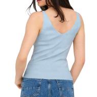 Camiseta de tirantes de punto azul claro para mujer JDY Nanna 15180497 ver 2