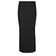 Jupe Longue Noir Femme Vero Moda Puff vue 3
