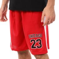 Bermudas de baloncesto rojas para hombre Sport Zone Miami barato