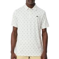 Lacoste Men's White Golf Polo regular fit UV protection