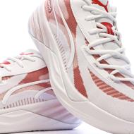 Basketballschuhe Weiß/Pink Herren Puma All-pro Nitro Ansicht 7