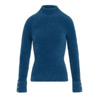 Pull Bleu Canard Femme Morgan Morik