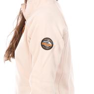 Fleece-Sweatshirt Ecru Frau Best Mountain Victoria Ansicht 3