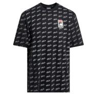 Camiseta Fila Flat Print Negra Hombre barato