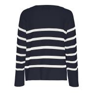 Pieces Sia Women's Navy/White Sweater Photo of the Espace des Marques %store% store - view of %key%