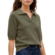 Grünes Damen-Polohemd von Vero Moda Foemily 2/4