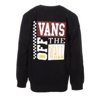 Sweatshirt Schwarz Männlich Vans Logo Fleece Ansicht 2