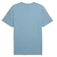 T-Shirt Bleu Clair Homme Puma Essential Poly vue 2