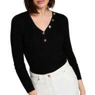 Jersey negro para mujer Morgan MBANBIN