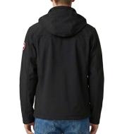 Veste Noire/Rouge Homme Paname Brothers Softshell ROBIN vue 2