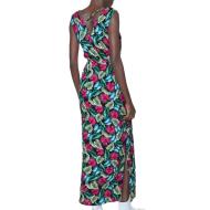 Maxi Vestido Negro/Rosa de Mujer Vero Moda 10286770 ver 2