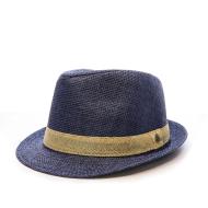 Via Lorenzo Ocean Men’s Navy Straw Hats