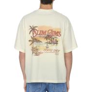 Beiges Herren-T-Shirt von Only & Sons, Modell „Malik“ Ansicht 2