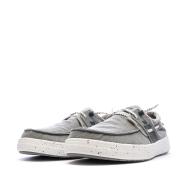 Grey boat shoes Men TBS Bateau Canvas Photo of the Espace des Marques %store% store - view of %key%