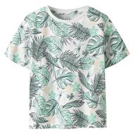 T-Shirt Weiß/Grün Jungen Name it Valmas günstig