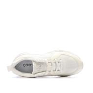 Zapatillas blancas de mujer Calvin Klein Jeans Hike Runner ver 4