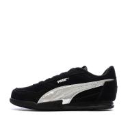 Puma Bella Donna Boys’ Black/Silver Trainers affordable