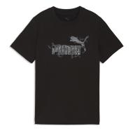 Camiseta negra para niño Puma Ess Camo Tee barato