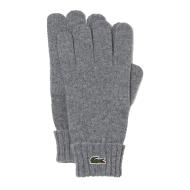 Guantes grises para hombre Lacoste RV0452 barato