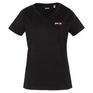 Schwarzes Damen-T-Shirt von Schott TSBRODEDW günstig