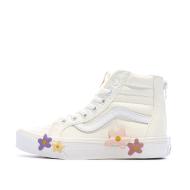 Zapatillas niña beige Vans Flower barato