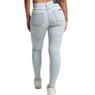 Jean Skinny Bleu Clair Femme Superdry Vintage Rise vue 2