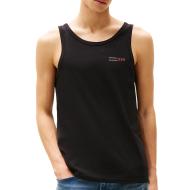 Camiseta de tirantes negra para hombre Tommy Hilfiger Entry barato