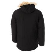 Parka negra para hombre Redskins 1001 ver 2