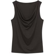 Débardeur femme brillant Marron Vero Moda Kanva Waterfall vue 2