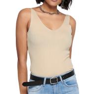 Débardeur en Maille Beige Femme JDY NANNA