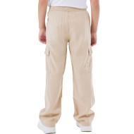 Pantalón fluido de niña Name it Bella en beige ver 2