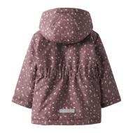 Chaqueta Name it Petite Fleurs rosa/verde de niña ver 2