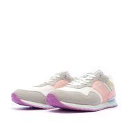 Graue/rosa/gelbe Sneaker für Damen von Pepe Jeans London Ansicht 6