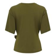 Camiseta verde oliva para mujer JDY Dea Life ver 2