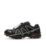 Zapatillas de trail Salomon Speedcross 4 W Negro/Azul para mujer barato