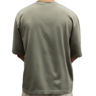 Herren-T-Shirt in Khaki von Paname Brothers, Oversize Ansicht 2