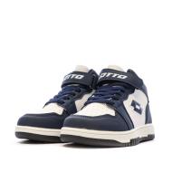 Zapatillas Lotto Ravenne Blanco/Azul Marino Niño ver 6