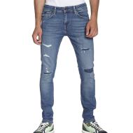 Blaue Skinny-Jeans für Herren von Pepe Jeans, verwaschen günstig
