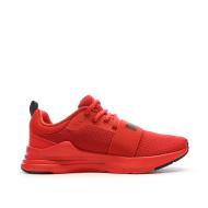 Zapatillas Puma Wired Run Rojo Niño ver 2