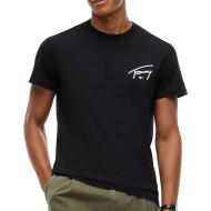 Tommy Hilfiger Signature C Men’s Black T-shirt affordable