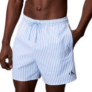 Bañador corto azul/blanco para hombre de Calvin Klein Jeans con cordones