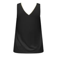 Tanktop Schwarz Frau JDY Lurex Ansicht 2