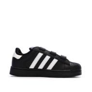 Baskets Noires Garçon Adidas Superstar vue 2