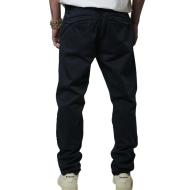 Chino Slim Schwarz Mann Kaporal Irwix Ansicht 2